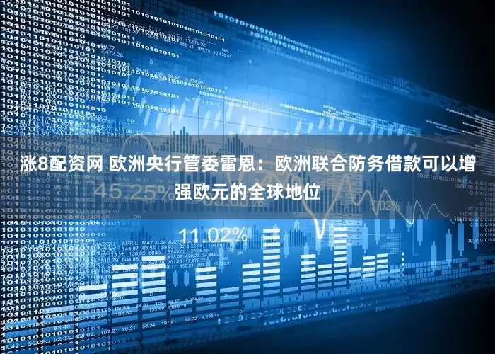 涨8配资网 欧洲央行管委雷恩：欧洲联合防务借款可以增强欧元的全球地位