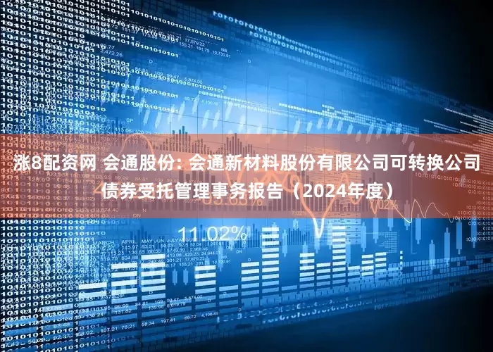 涨8配资网 会通股份: 会通新材料股份有限公司可转换公司债券受托管理事务报告（2024年度）