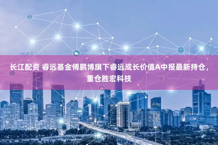 长江配资 睿远基金傅鹏博旗下睿远成长价值A中报最新持仓，重仓胜宏科技